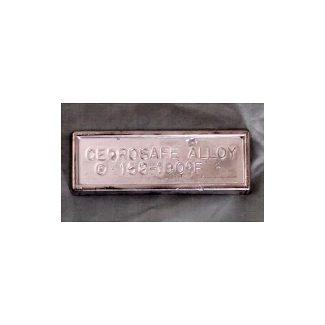 Cerro-Safe Chamber Casting Alloy, 1lb Ingot