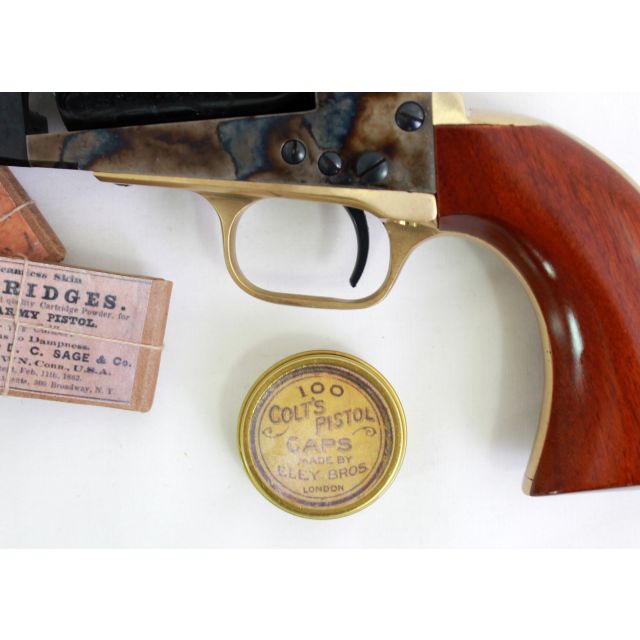 Reproduction Percussion Cap Empty Tin Only! Marked Colt's Pistol Caps Made By Eley Bros London