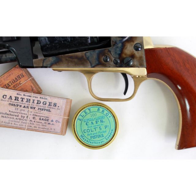 Reproduction Percussion Cap Empty Tin Only! Marked Eley Bros Caps