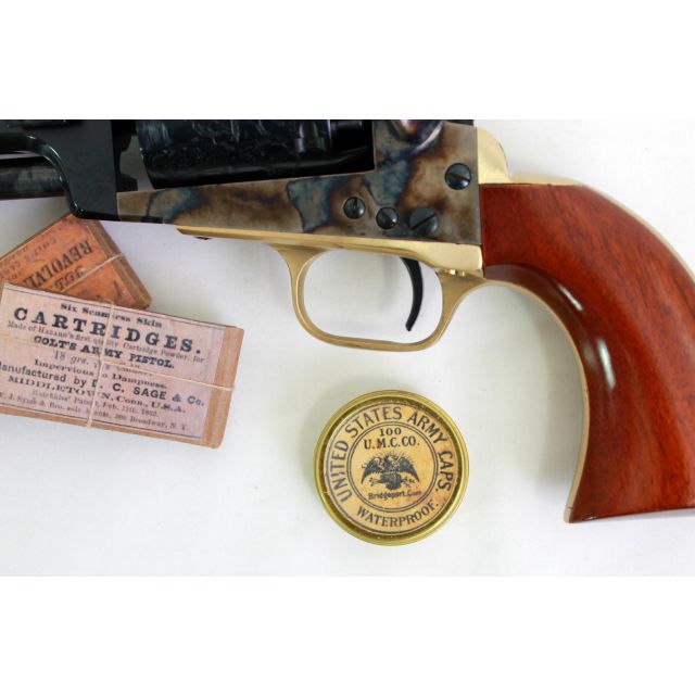 Reproduction Percussion Cap Empty Tin Only! Marked United States Army Caps