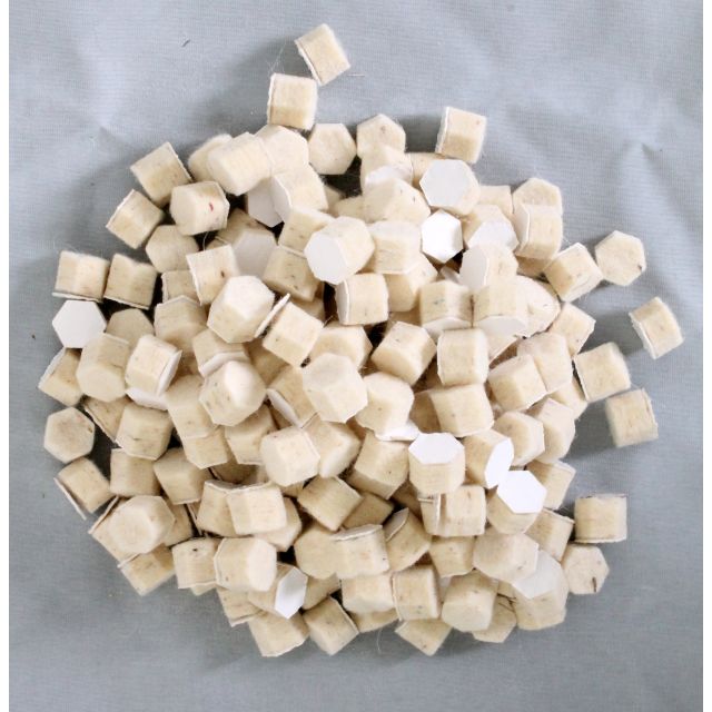 Whitworth Hexagonal Felt Wads