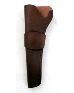 Western Style Open Top Holster, Brown, Left Hand