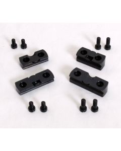 5/8" Plus Black Oxide Scope Bases for Unertl or Posa Type Scope Mounts.  Scope Blocks come with 6-48 Mounting Screws