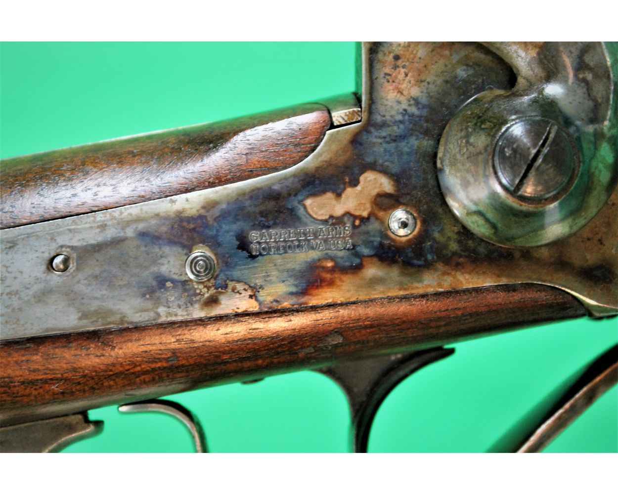 1874 Sharps Saddle Ring Carbine made by Garrett Arms 22