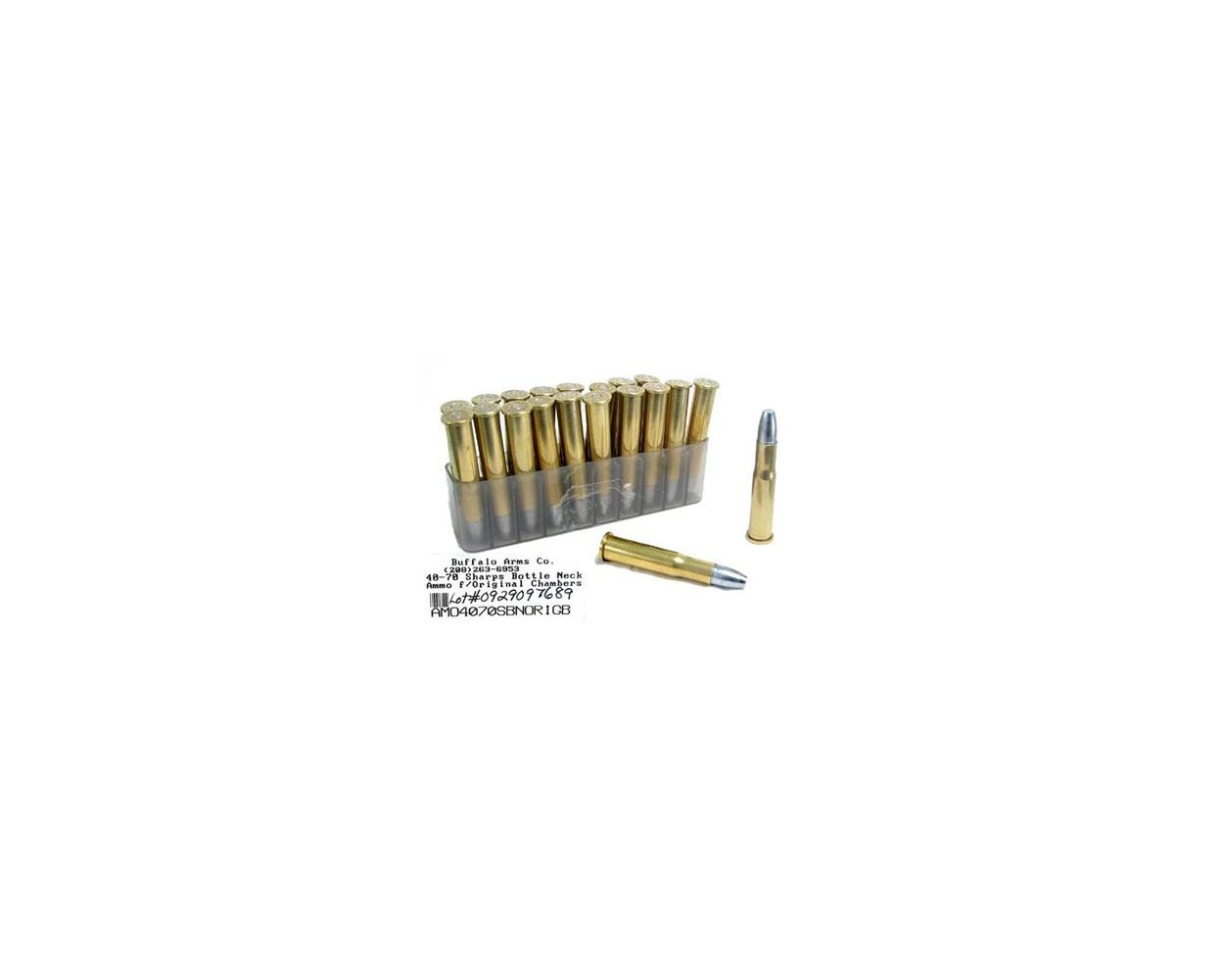 50-70 Sharps Black Powder Ammo 425 Grain .512 Lead Bullet Box