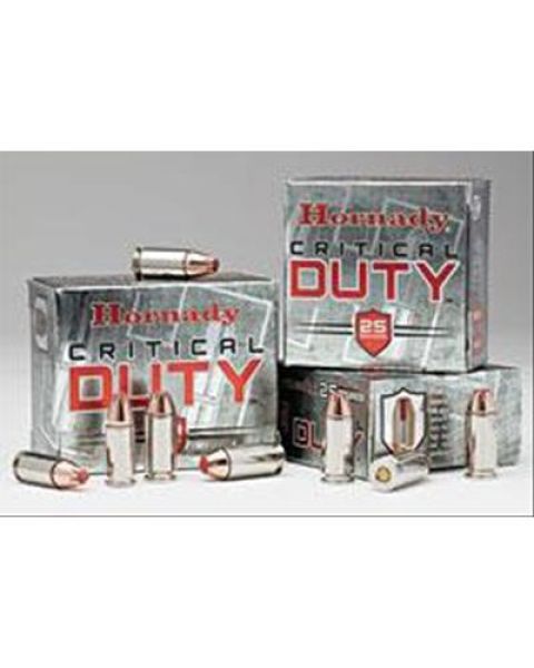 Hornady Critical Duty +P 9mm Luger Ammo 135 Grain Flexlock Box of 25