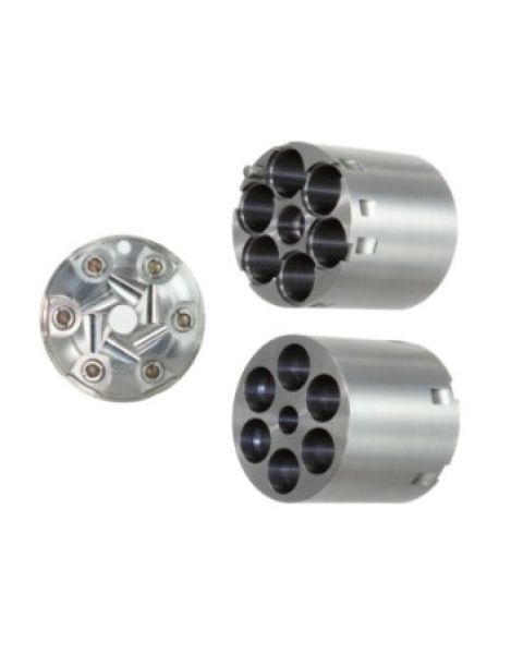 Howell Old West Cartridge Conversion Cylinder Stainless for 45 Colt 1858 Pietta 6 Shot***Attention revolvers made prior to 2002 may need to have the cylinder fitted by your gunsmith***